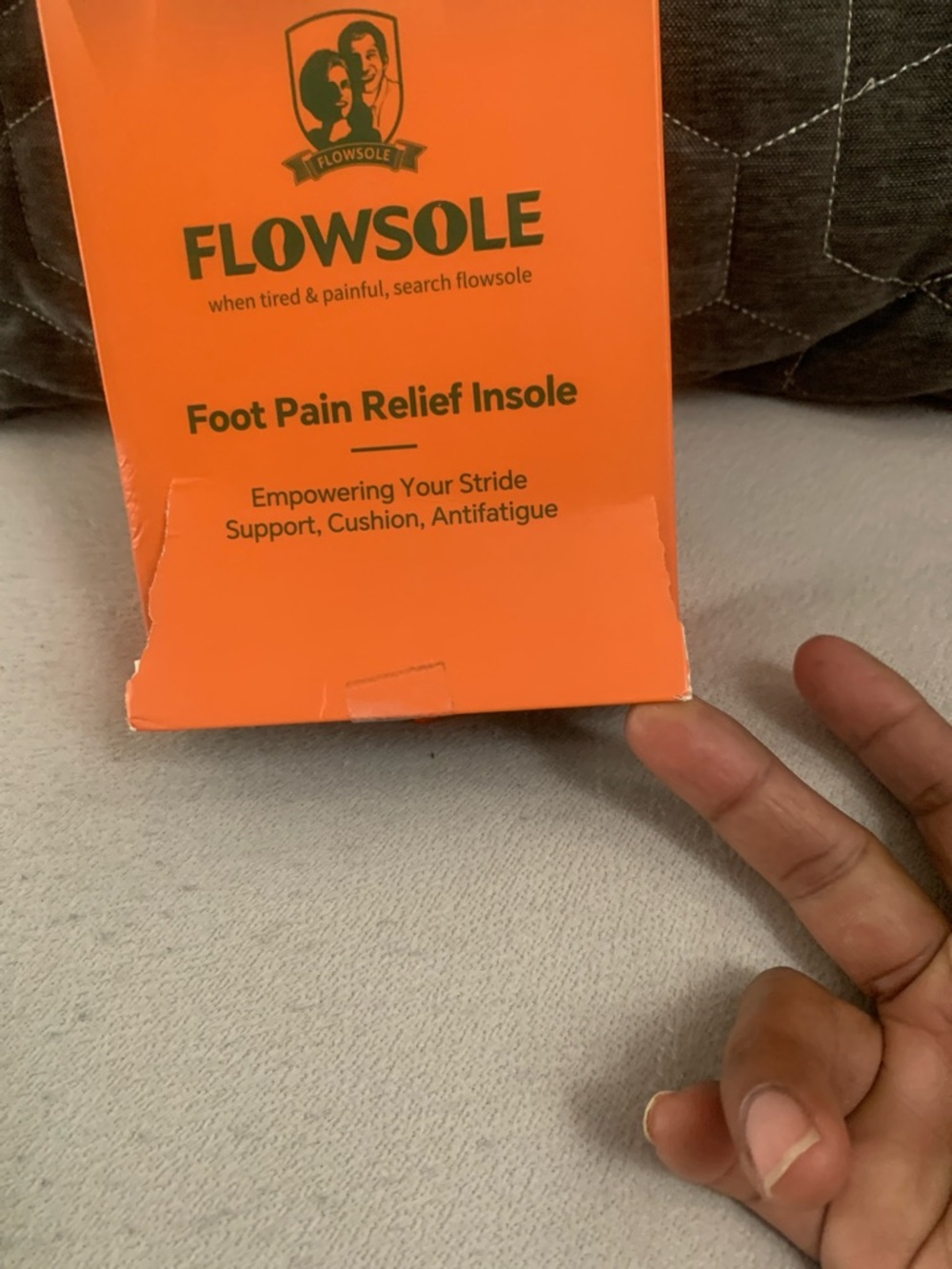 Flowsole Orange Foot Pain Relief Insole - Men - Picture 2 of 7